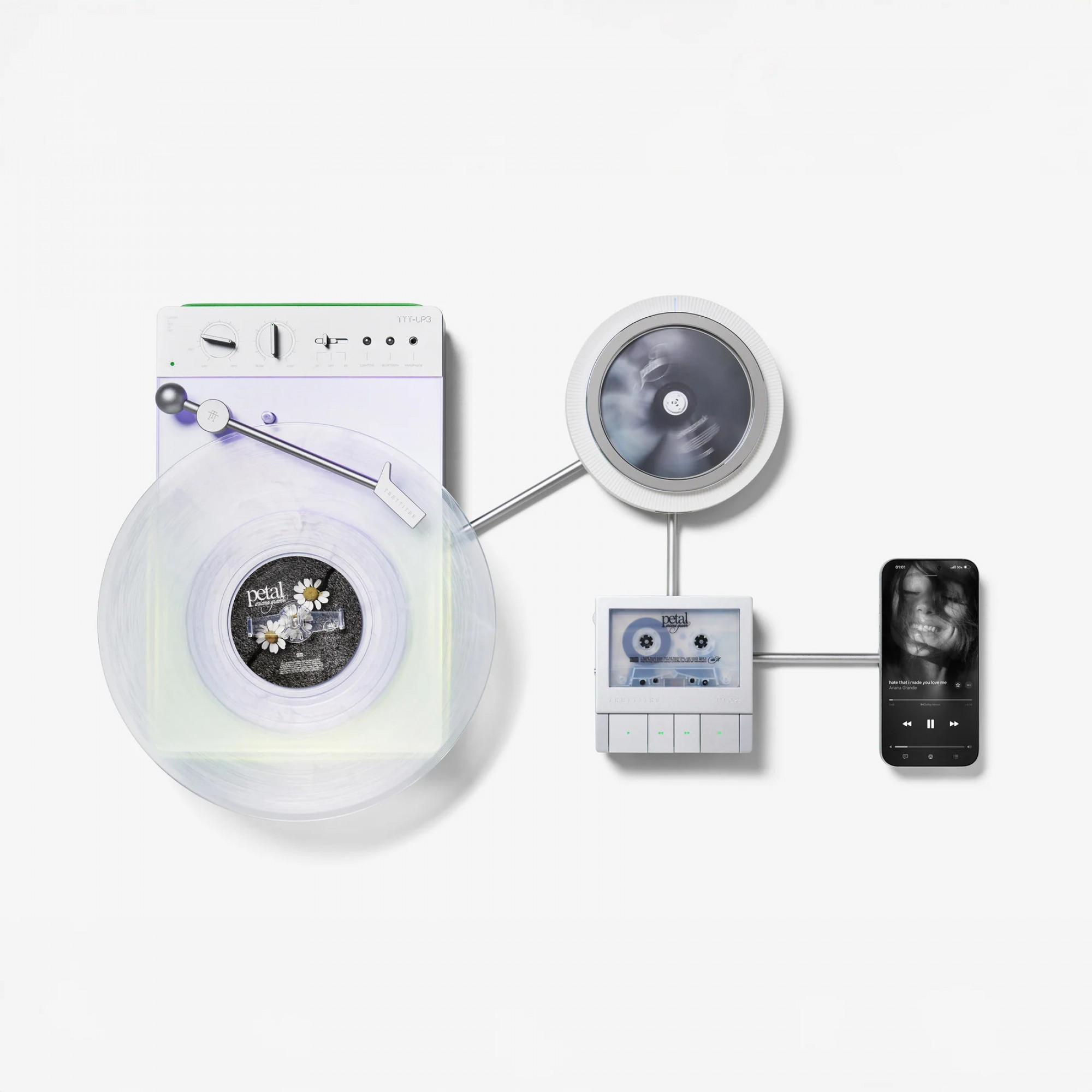 Бездротова, модульна аудіосистема у стилі ретро-футуризму Retro Ambient Audio System